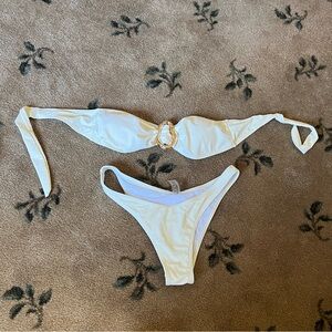 SHEIN White Bikini Set